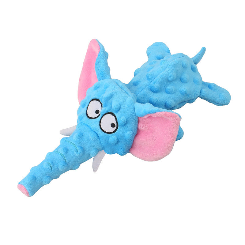 New Plush Elephant Pet Toy - Interactive Sound Toy