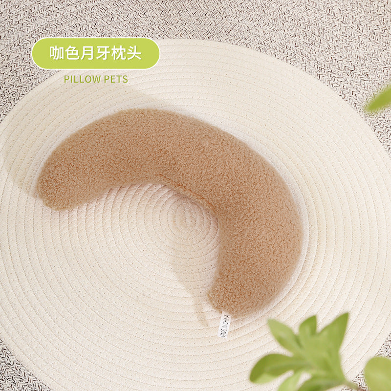 New Pet Supplies Soft Crescent-Shaped Pillow for Cats&Dogs