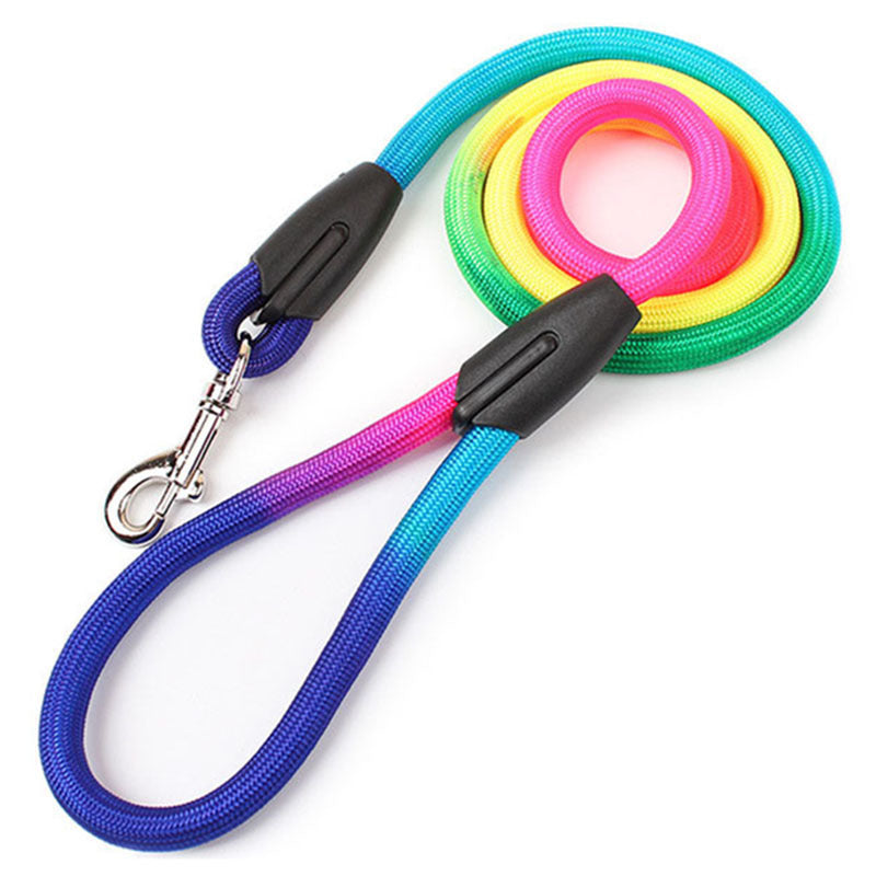Colorful Nylon Round Dog Rope for Pet Supplies